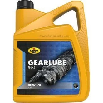 Фото 1 - олива трансмісійна GEARLUBE GL-5 80W-90 5л KROON OIL 01325 Олива трансмісійна GEARLUBE GL-5 80W-90 5л KROON OIL 01325 (фото 1)