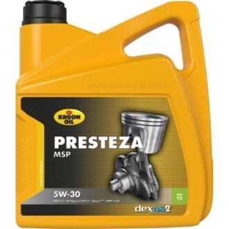 Масло моторное Presteza MSP 5W-30 (4 л) KROON OIL 35137