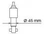 Амортизатор FORD/NISSAN Maverick/Terrano &quot;F &quot;88-97 &quot;(Gas) KYB 554070 (фото 2)