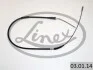 Трос ручного гальма LINEX 030114 (фото 1)