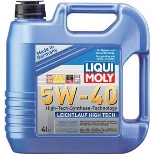 Олива моторна Leichtlauf High Tech 5W-40 (4 л) LIQUI MOLY 2595