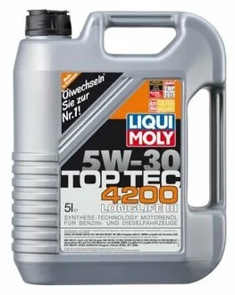 Олія моторна Liqui Moly Top Tec 4200 5W-30 (5 л) LIQUI MOLY 7661