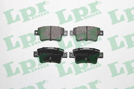 Колодки гальмівні дискові задні FIAT Grande Punto 05-10, Linea 07-18; OPEL Corsa D 06-15 LPR 05P1224