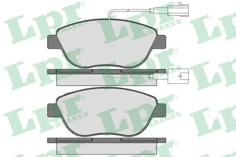Тормозные колодки дисковые LPR 05P1657