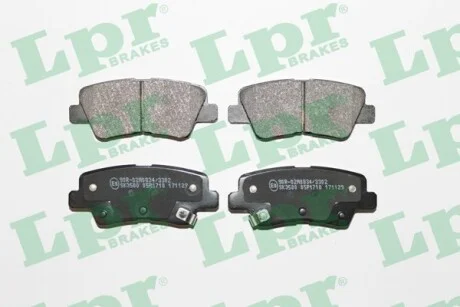 Гальмівні колодки дискові LPR 05P1710