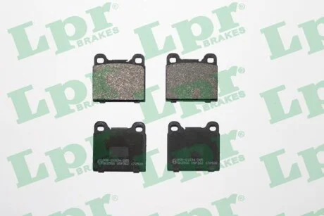 Тормозные колодки дисковые LPR 05P362