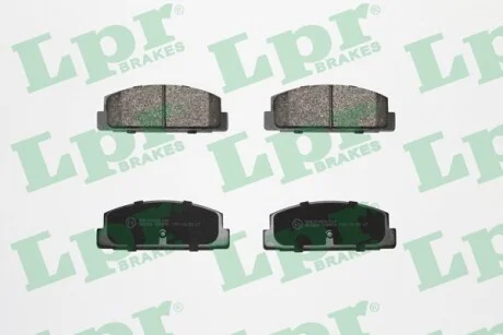 Колодки гальмівні дискові задні LPR 05P876