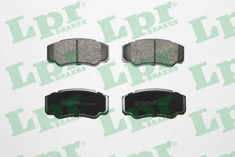 Тормозные колодки дисковые LPR 05P885