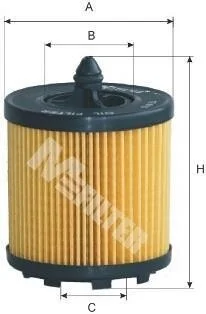 Фільтр олії Opel Vectra B/C/Astra G 2.2i M-FILTER TE 615
