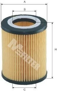 Фільтр оливний (фільтр-патрон) M-FILTER TE625