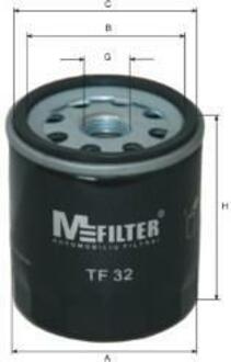 Фільтр олії Combo (бензин) >01/Aveo/Lanos/Lacetti/OPEL M-FILTER TF 32