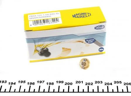 Автолампа B2,4W BX8,4d 1,5W прозора MAGNETI MARELLI 002053200000