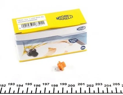 Автолампа B2,4W BX8,4d 1,12 W прозора MAGNETI MARELLI 002053300000