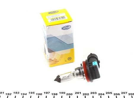 Автолампа H11 PGJ19-2 55 W прозора MAGNETI MARELLI 002549100000