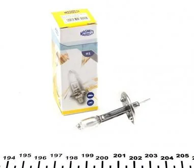 Автолампа H1 P14,5s 55 W прозора MAGNETI MARELLI 002551100000
