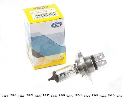 Автолампа H4 P43t 55 W 60 W прозора MAGNETI MARELLI 002555100000
