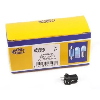 Автолампа B2,4W B8,3d 1,2W прозора MAGNETI MARELLI 003733100000