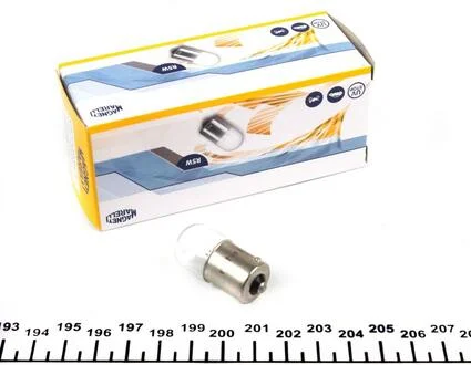 Автолампа R5W BA15s 5 W прозрачная MAGNETI MARELLI 004007100000