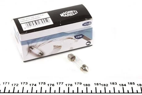 Автолампа C5W SV8,5-8 5 W прозора MAGNETI MARELLI 009423100000