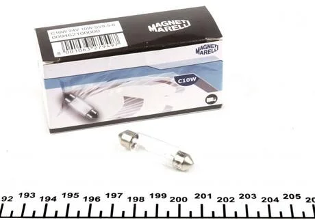 Автолампа B2,4W SV8,5-8 10 W прозора MAGNETI MARELLI 009462100000