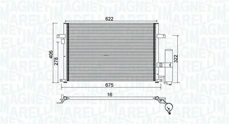 Радиатор кондиционера MAGNETI MARELLI 350203912000