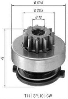 Бендикс стартера MAGNETI MARELLI 940113020366