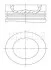 Поршень MB MAHLE / KNECHT 003 98 00 (фото 1)