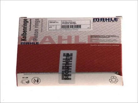 Кільця поршневі FIAT 1,3i 99- (Mahle) MAHLE / KNECHT 009 70 N0
