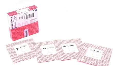 Кільця поршневі OPEL 86,00 2,0/2,2 C20NE/X20XEV (Mahle) MAHLE / KNECHT 011 58 N0