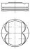 Поршень MAHLE / KNECHT 011 PI 00105 002 (фото 1)