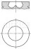 Поршень з кільцями FORD 90.4 TRANSIT 2.4 TDCI 2004- (MAHLE) MAHLE / KNECHT 013 PI 00107 002 (фото 1)