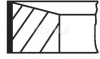 Кільця япоршневі MAHLE / KNECHT 021RS001150N2 (фото 1)