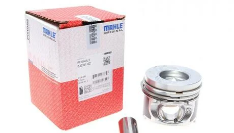 Поршень з кільцями RENAULT 76,50 K9K 1,5TD d26 (Mahle) MAHLE / KNECHT 022 01 02