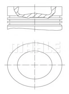 Поршень MAHLE / KNECHT 028 PI 00116 002