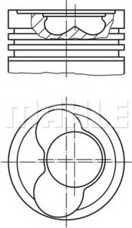 Поршень MAHLE / KNECHT 030 66 00 (фото 1)