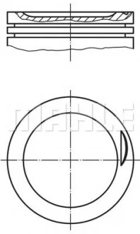 Поршень Mahle AUDI A4,A6 2,0 00-08 M0308300 MAHLE / KNECHT 0308300