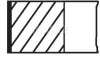 А_Комплект поршневих кілець Mahle VW Touareg 3,0TDI M033RS001010N1 MAHLE / KNECHT 033RS001010N1 (фото 1)