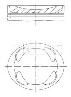 Поршень MAHLE / KNECHT 081 PI 00104 001