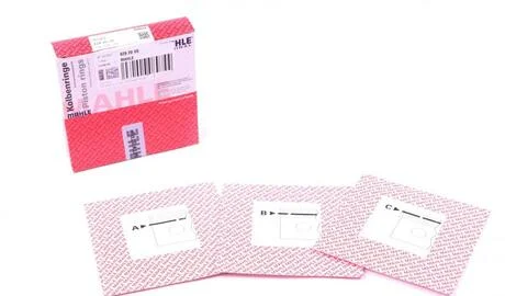 Кольца поршневые OPEL/ISUZU 79,00 1,7D 4EE1 (Mahle) MAHLE / KNECHT 629 20 V0