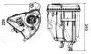 Бачок розширювальний MAHLE / KNECHT CRT 3 000S (фото 3)