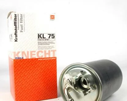 Фільтр паливний LT2.4D/T3 88>/T4 90>/Golf II87>/Golf III/Passat B3/B4/Sharan MAHLE / KNECHT KL75