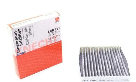 Фільтр салону вугільний (Knecht-Mahle) MAHLE / KNECHT LAK251