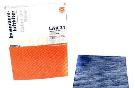 Фільтр салону вугільний Audi, VW MAHLE / KNECHT LAK 31