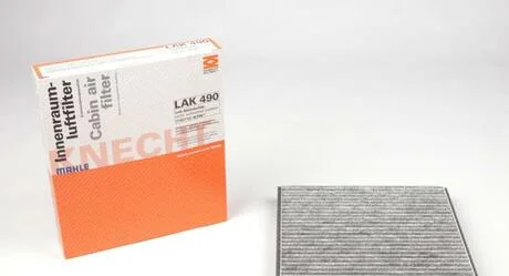 Фільтр салону (вугільний) MAHLE / KNECHT LAK 490
