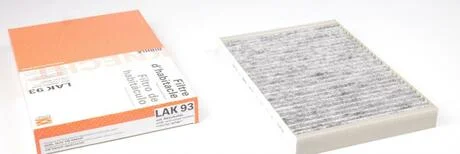 Фильтр салона (угольный) MAHLE / KNECHT LAK 93