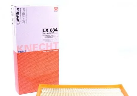 Фильтр воздушный 1.9TDI Golf 99-06/Octavia 03-05/Leon 01-06 MAHLE / KNECHT LX684