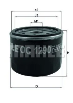 Фильтр масляный Honda Civic/ CR-V 1.6 13- MAHLE / KNECHT OC1290
