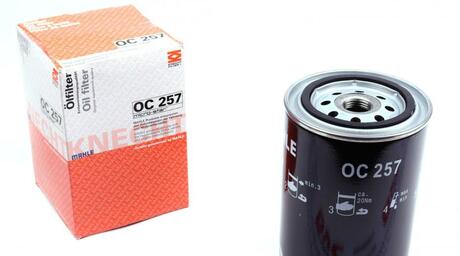 Фільтр олії 1.9TDI Passat 96-01/A4/A6 94-01 MAHLE / KNECHT OC257 (фото 1)