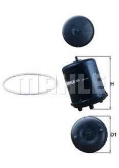 Масляний фільтр MH MAHLE / KNECHT OZ 9D