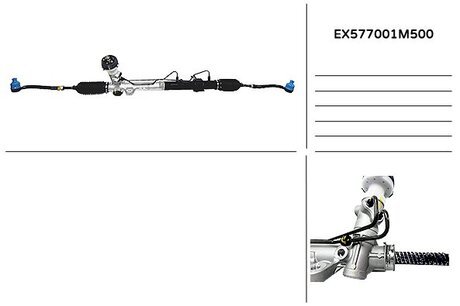 Рульова рейка MANDO EX577001M500